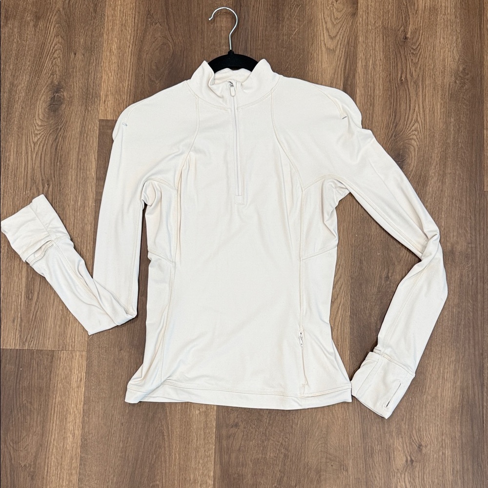lululemon athletica Cream Long Sleeve Top